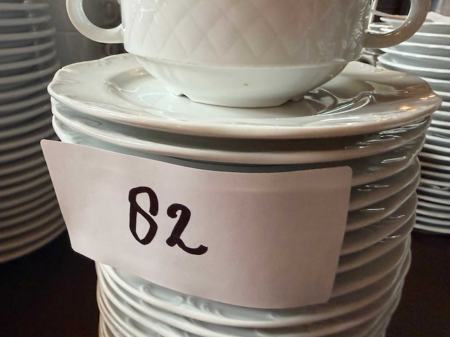 Classic rose porseleinen schotel (26x) - afbeelding 5 van  7