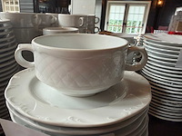 Classic rose porseleinen schotel (26x) - afbeelding 6 van  7