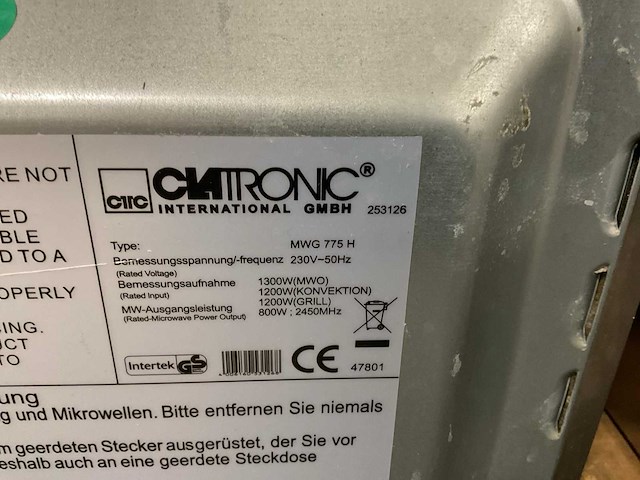 Clatronic mwg 775h verschillende magnetrons (12x) - afbeelding 6 van  8