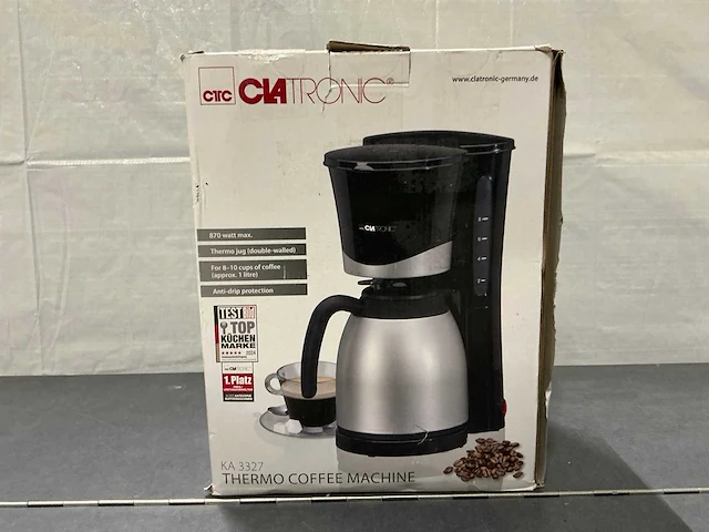Clatronic thermo coffeee machine ka 3327 black - afbeelding 1 van  5