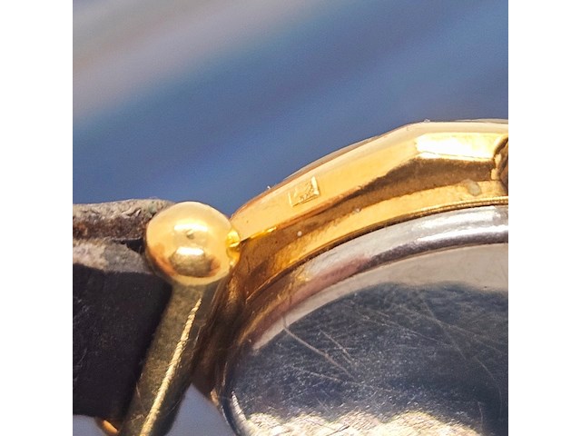 Claude helier horloge met 14kt gold stamp - afbeelding 6 van  7