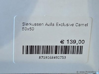 Claudi azila sierkussen exclusive camel - 50x50cm - afbeelding 2 van  2
