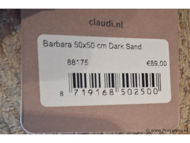 Claudi barbara sierkussen - afbeelding 2 van  2