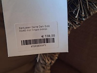 Claudi dafne sierkussen dark gold - 60x60cm - afbeelding 2 van  2