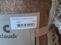 Claudi paulos plaid camel - afbeelding 2 van  2