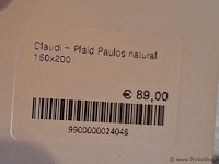 Claudi plaid paulos - 150x200cm - afbeelding 2 van  2