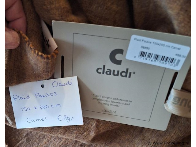 Claudi plaid paulos - afbeelding 2 van  3