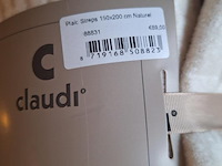 Claudi plaid streps natural - afbeelding 2 van  2