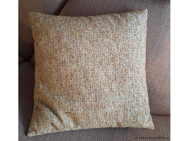 Claudi sierkussen barbara dark sand - 50x50cm - afbeelding 1 van  1
