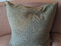 Claudi sierkussen rapios olive - 60x60cm - afbeelding 1 van  2