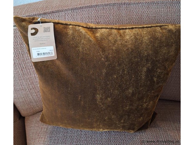 Claudi sonnia sierkussen bronze - 50x50cm - afbeelding 1 van  2