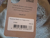 Claudi teodora sierkussen cappuccino - afbeelding 2 van  2