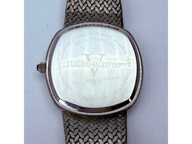 Claudio valentino horloge met 12 echte diamanten - afbeelding 7 van  8