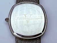 Claudio valentino horloge met 12 echte diamanten - afbeelding 7 van  8