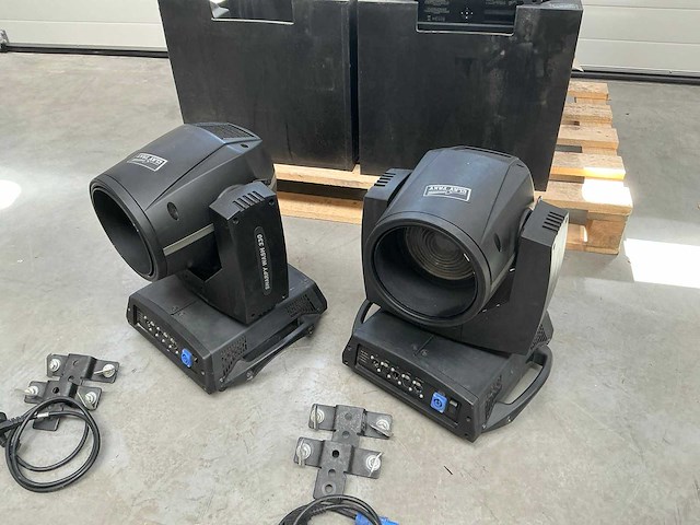 Clay paky 330 moving head wash light (4x) - afbeelding 2 van  6