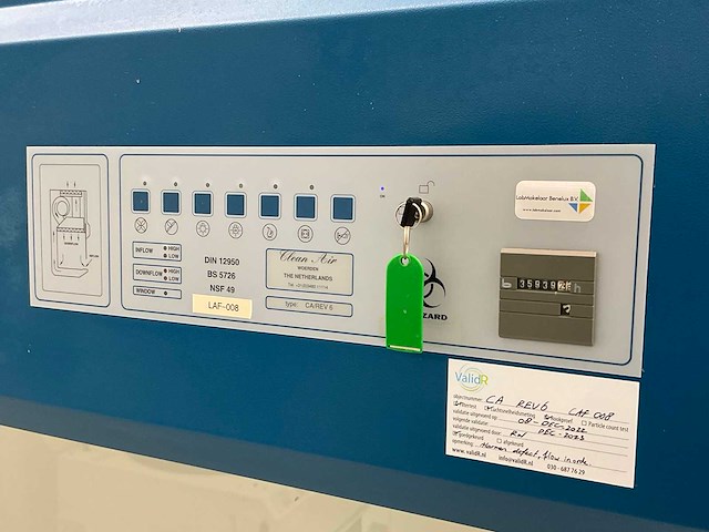 Clean air ca/rev 6 biologische veiligheidskast - afbeelding 7 van  7