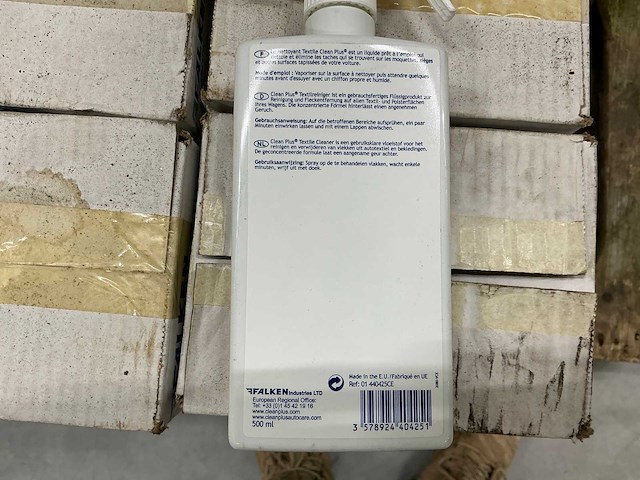 Clean plus textilreiniger auto schoonmaakmiddel (72x) 500ml - afbeelding 3 van  4