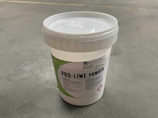 Clean-pro pro-lime powder emmer á 1kg ontkalkingspoeder (7x) - afbeelding 3 van  3