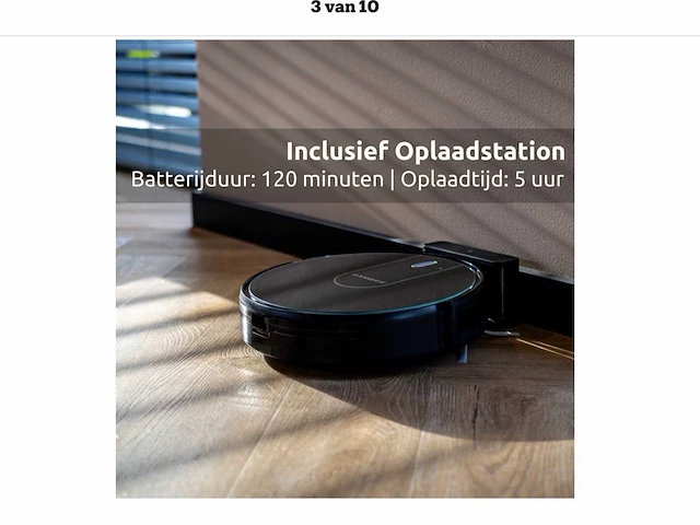 Cleandays d3-300max robotstofzuiger (32x) - afbeelding 1 van  11