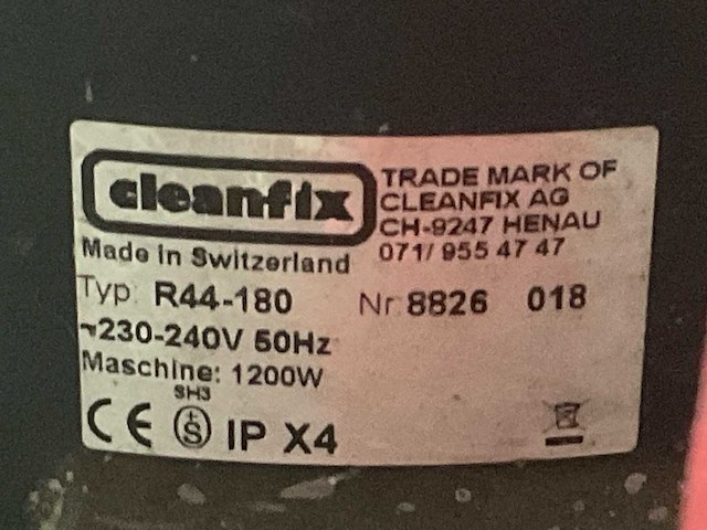 Cleanfix r44 180 schrobmachine - afbeelding 8 van  8