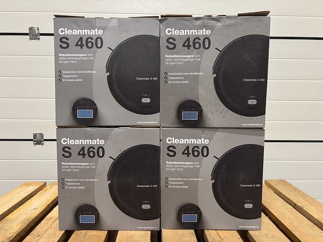 Cleanmate - s460 - robotstofzuiger (4x) - afbeelding 1 van  4