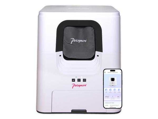 Cleanme zelfreinigende automatische kattenbak met app - 60 liter - afbeelding 1 van  2