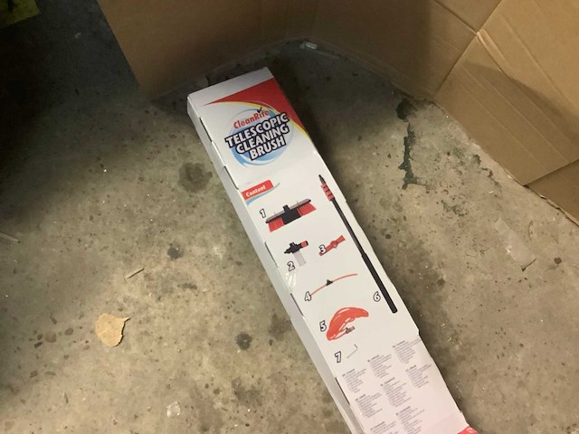 Cleanrite telescopic cleaning brush schoonmaakapparaat - afbeelding 3 van  4