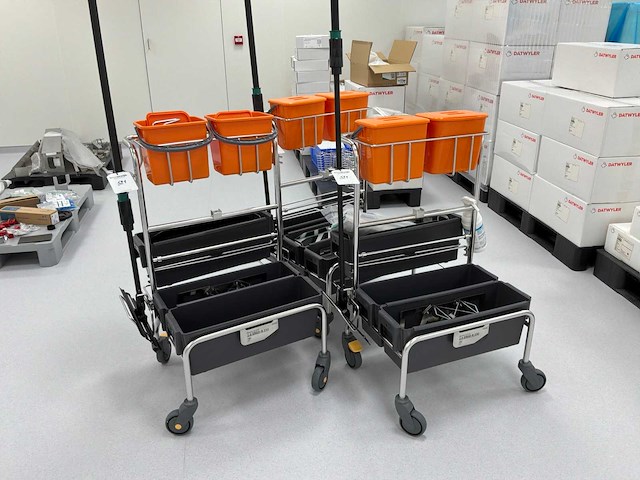 Cleanroom moptrolley (3x) - afbeelding 1 van  3