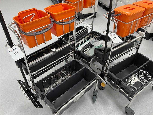 Cleanroom moptrolley (3x) - afbeelding 3 van  3
