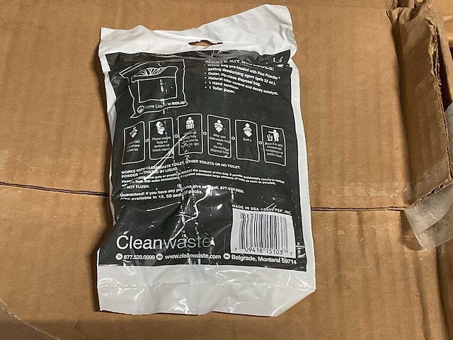 Cleanwaste partij go anywhere toilet kit - afbeelding 4 van  5