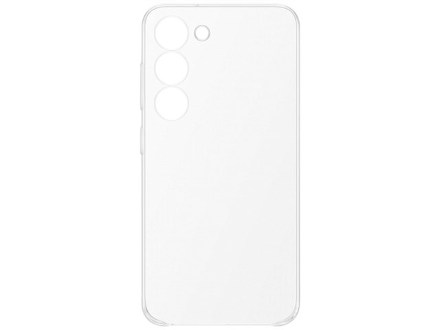 Clear slim case transparent voor samsung galaxy s23 - afbeelding 2 van  2