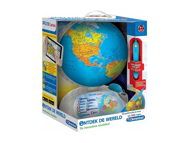 Clementoni 66657 fysische globe - afbeelding 1 van  4