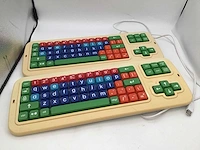 Clevy kinder toetsenbord usb toetsenbord (2x)