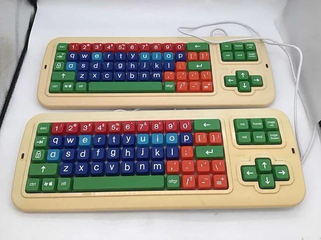 Clevy kinder toetsenbord usb toetsenbord (2x) - afbeelding 2 van  5