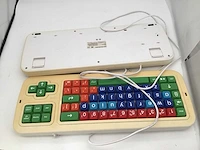 Clevy kinder toetsenbord usb toetsenbord (2x) - afbeelding 5 van  5