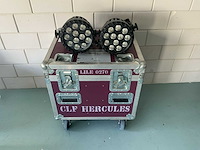 Clf hercules lile 0270 led-par in flightcase (4x)
