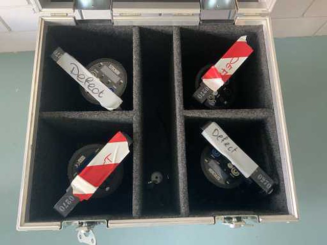 Clf hercules lile 0270 led-par in flightcase (4x) - afbeelding 6 van  6