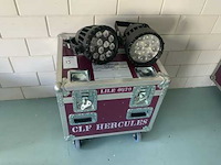 Clf hercules lile 0270 led-par in flightcase (4x)
