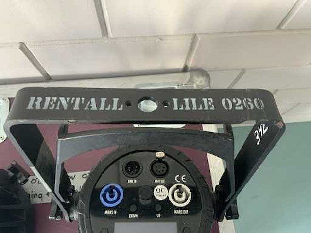 Clf hercules lile 0270 led-par in flightcase (4x) - afbeelding 3 van  6