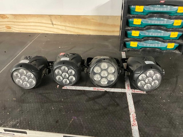 Clf tricolor mini led-par (4x) - afbeelding 1 van  7
