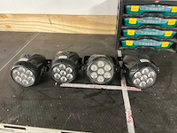 Clf tricolor mini led-par (4x) - afbeelding 1 van  7