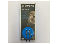 Clicktronic sterke kabel optische glasvezel 1m - maritieme entertainment - afbeelding 4 van  5