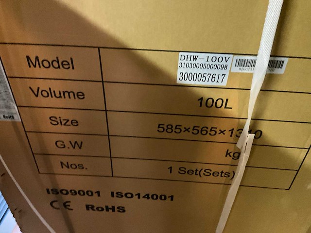 Climalutions dhw-100l warmtepompboiler - afbeelding 3 van  4