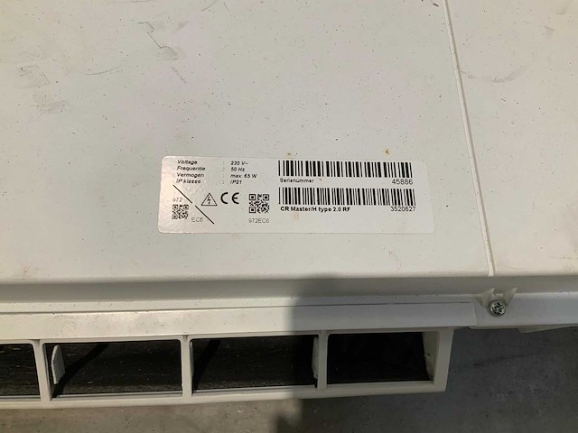 Climarad - 2.0 rf - dencentrale ventilatie cr master - ventilatie - afbeelding 1 van  1