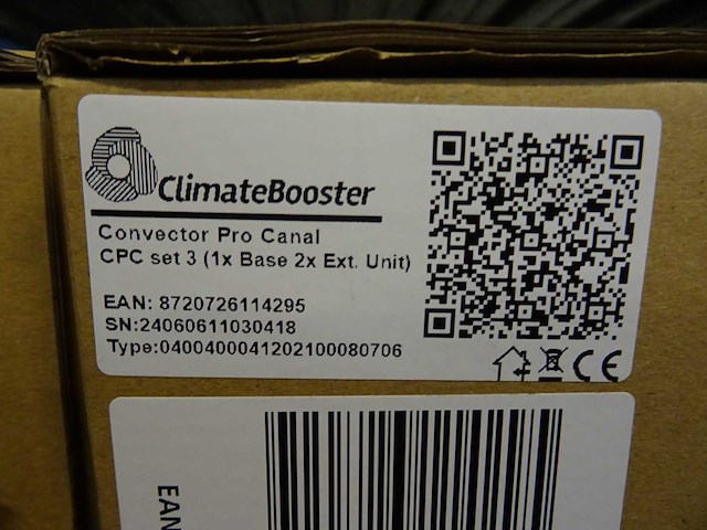 Climatebooster - - convector pro-canal set 3 - convectorventilator set (2x) - afbeelding 3 van  3