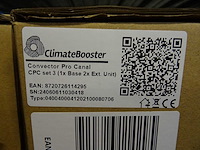 Climatebooster - - convector pro-canal set 3 - convectorventilator set (2x) - afbeelding 3 van  3