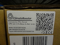 Climatebooster - - convector pro-canal set 3 - convectorventilator set (4x) - afbeelding 3 van  3