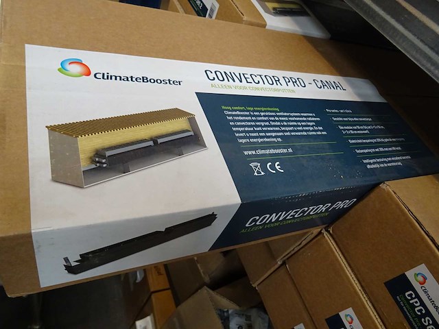 Climatebooster - convector pro-canal - cpc set 2 - convectorventilator set - afbeelding 2 van  2