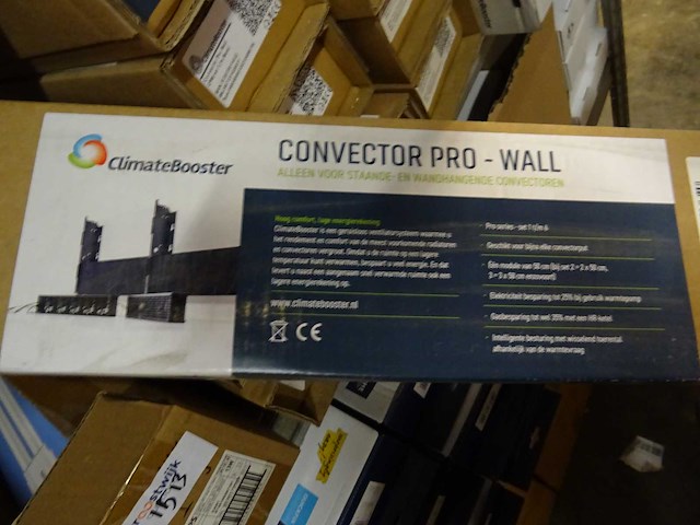Climatebooster - convector pro-wall - cpw set 1 - convectorventilator (2x) - afbeelding 2 van  2