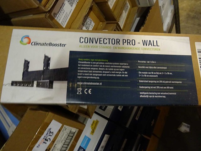 Climatebooster - convector pro-wall - cpw set 1 - convectorventilator (2x) - afbeelding 2 van  2